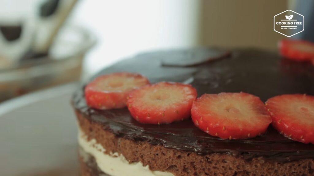 Strawberry Ganache Cake Recipe Cooking tree