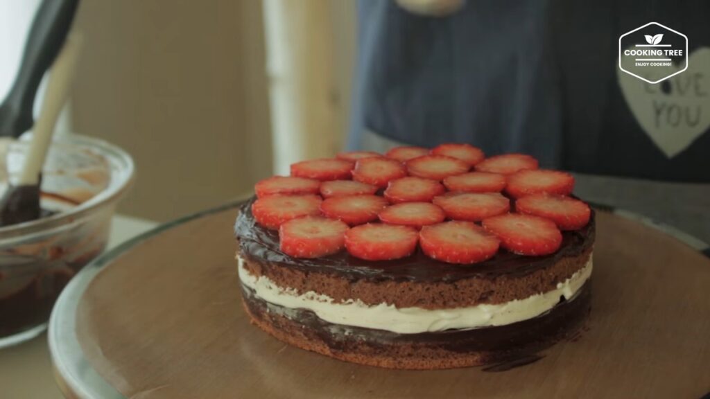 Strawberry Ganache Cake Recipe Cooking tree