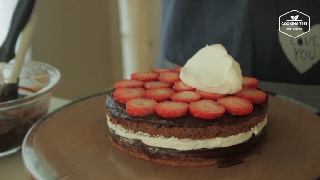 Strawberry Ganache Cake Recipe Cooking tree