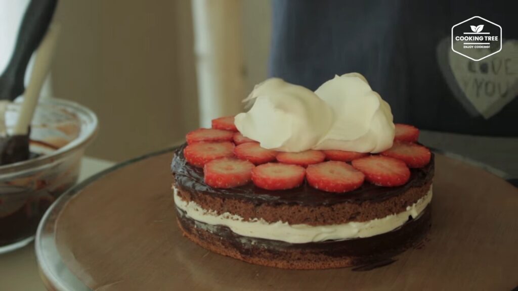 Strawberry Ganache Cake Recipe Cooking tree