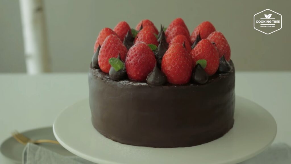 Strawberry Ganache Cake Recipe Cooking tree