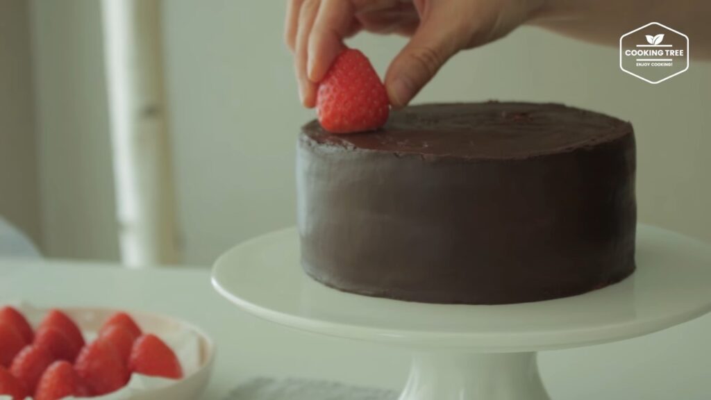 Strawberry Ganache Cake Recipe Cooking tree