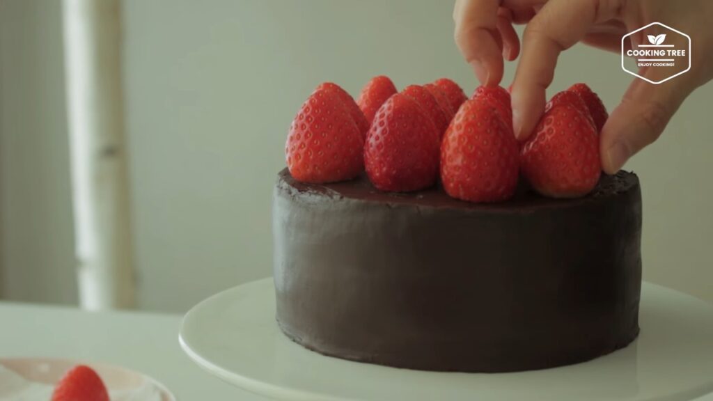 Strawberry Ganache Cake Recipe Cooking tree