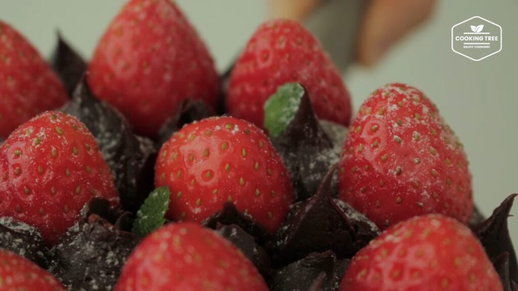 Strawberry Ganache Cake Recipe Cooking tree