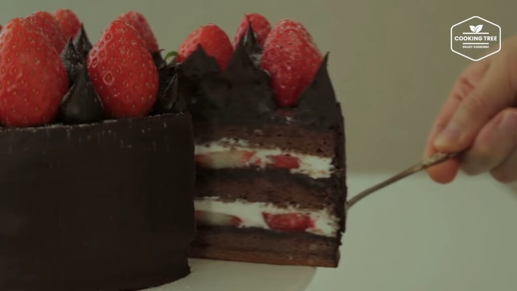 Strawberry Ganache Cake Recipe Cooking tree