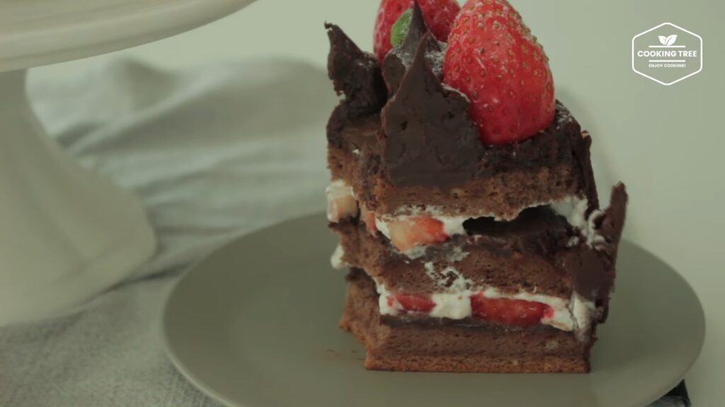 Strawberry Ganache Cake Recipe Cooking tree