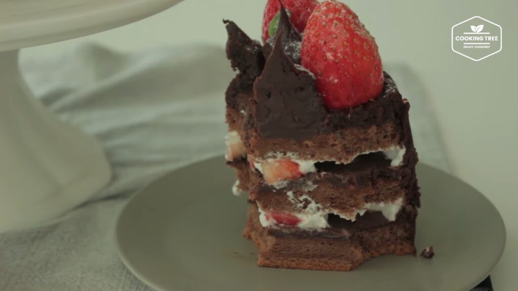 Strawberry Ganache Cake Recipe Cooking tree