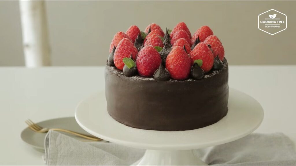 Strawberry Ganache Cake Recipe Cooking tree