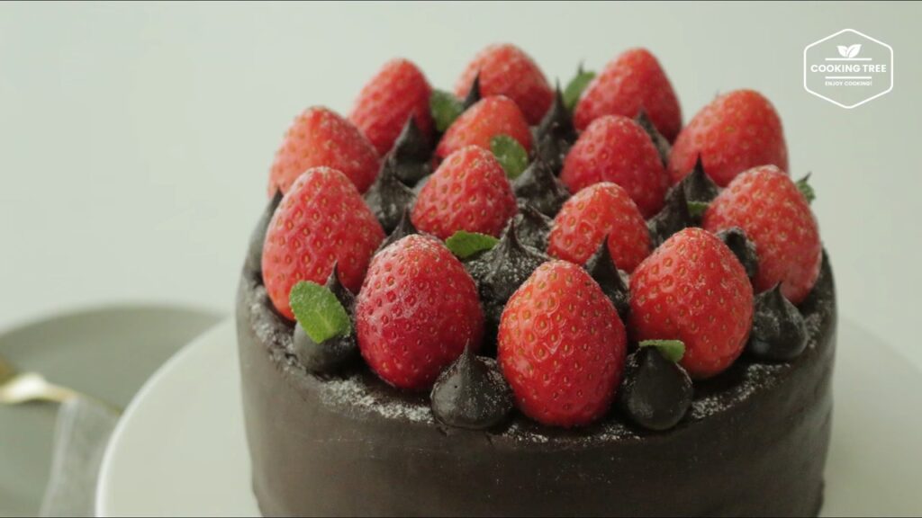 Strawberry Ganache Cake Recipe Cooking tree