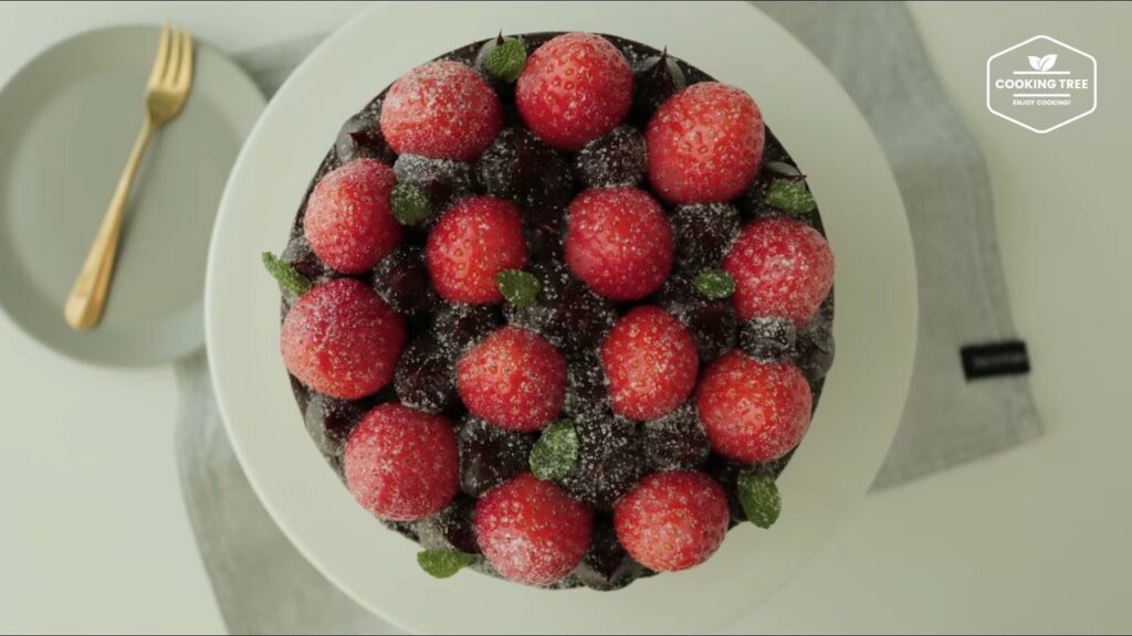 Strawberry Ganache Cake Recipe Cooking tree