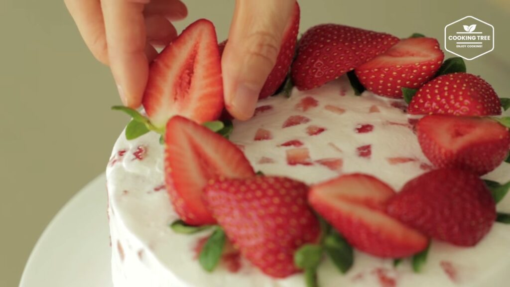 Strawberry cake Recipe Cooking tree