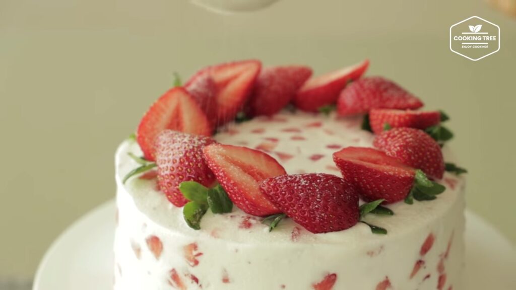 Strawberry cake Recipe Cooking tree