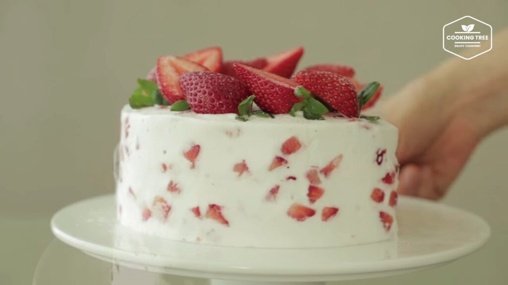 Strawberry cake Recipe Cooking tree