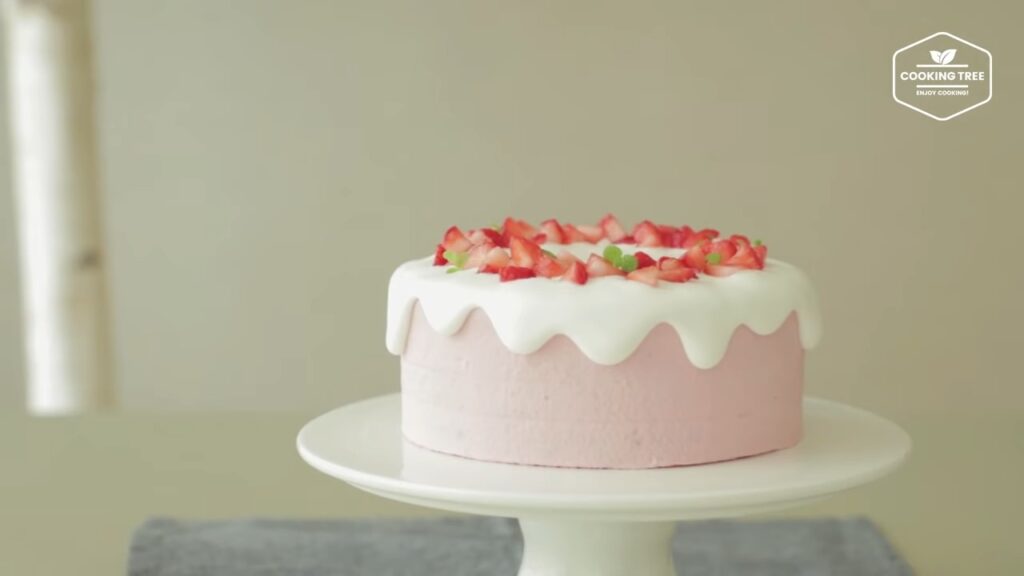 Strawberry cake Recipe Cooking tree