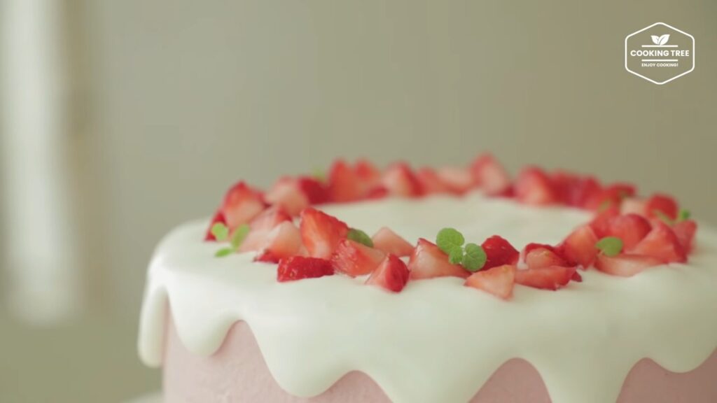 Strawberry cake Recipe Cooking tree