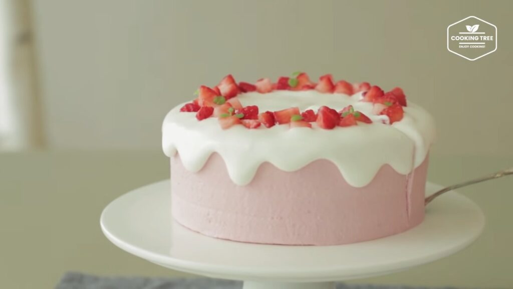 Strawberry cake Recipe Cooking tree