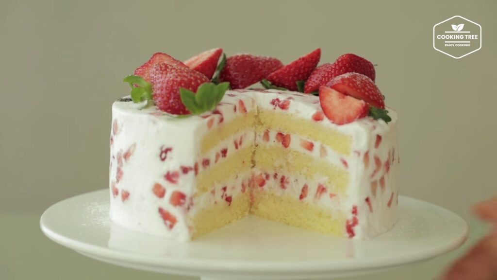 Strawberry cake Recipe Cooking tree