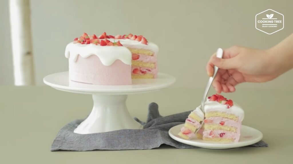 Strawberry cake Recipe Cooking tree