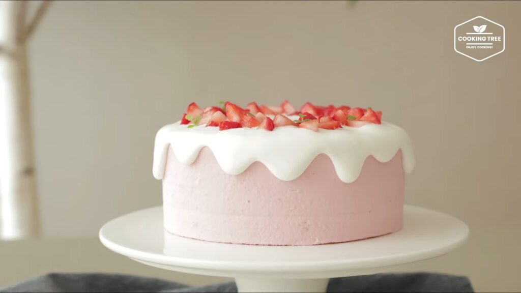 Strawberry cake Recipe Cooking tree