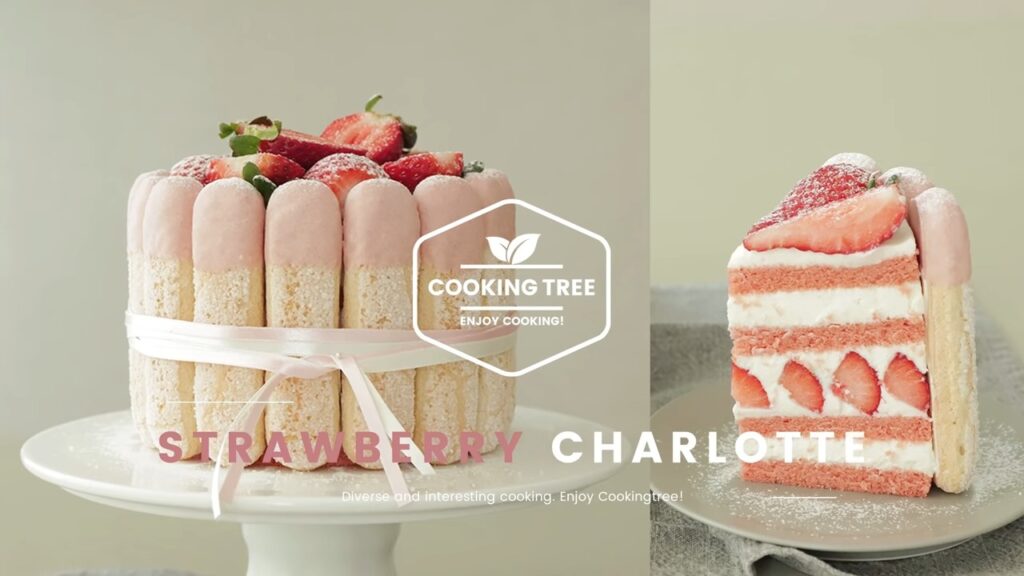 Strawberry charlotte cake Recipe Cooking tree