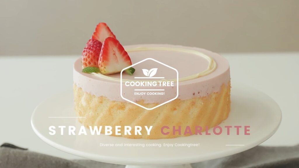 Strawberry charlotte cake Recipe Cooking tree