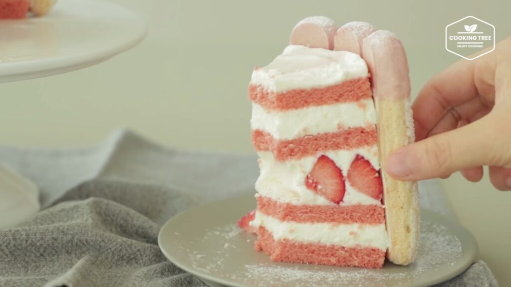 Strawberry charlotte cake Recipe Cooking tree