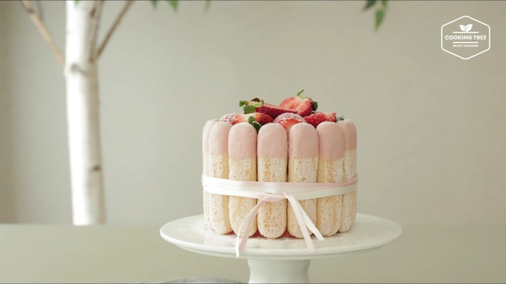 Strawberry charlotte cake Recipe Cooking tree