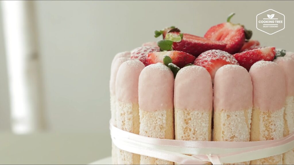 Strawberry charlotte cake Recipe Cooking tree