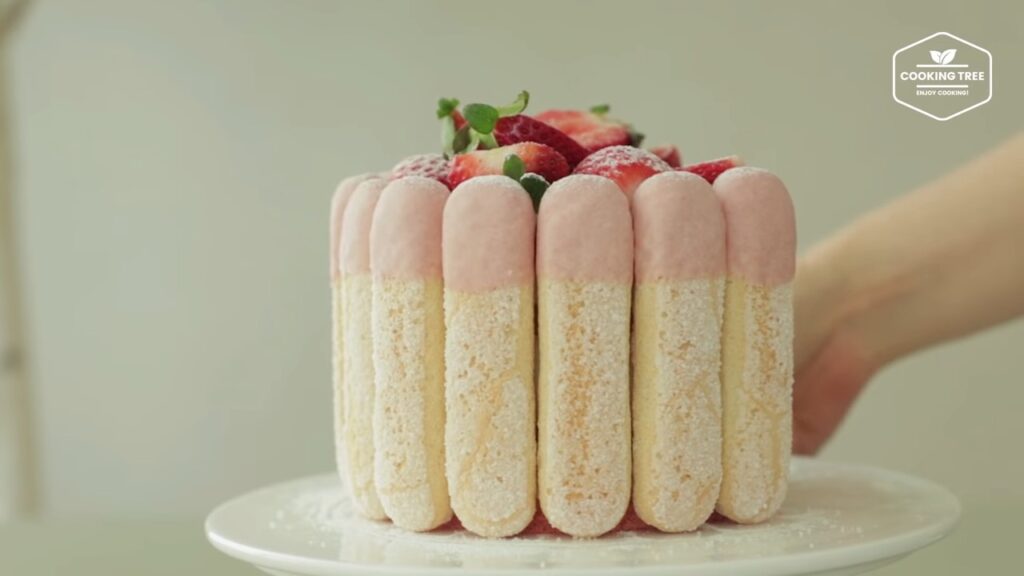 Strawberry charlotte cake Recipe Cooking tree