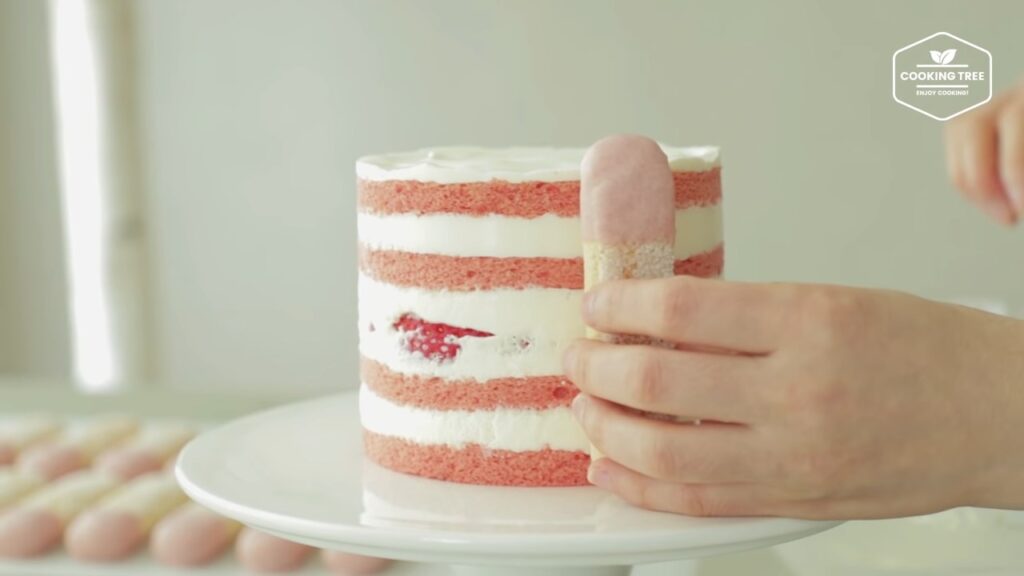 Strawberry charlotte cake Recipe Cooking tree