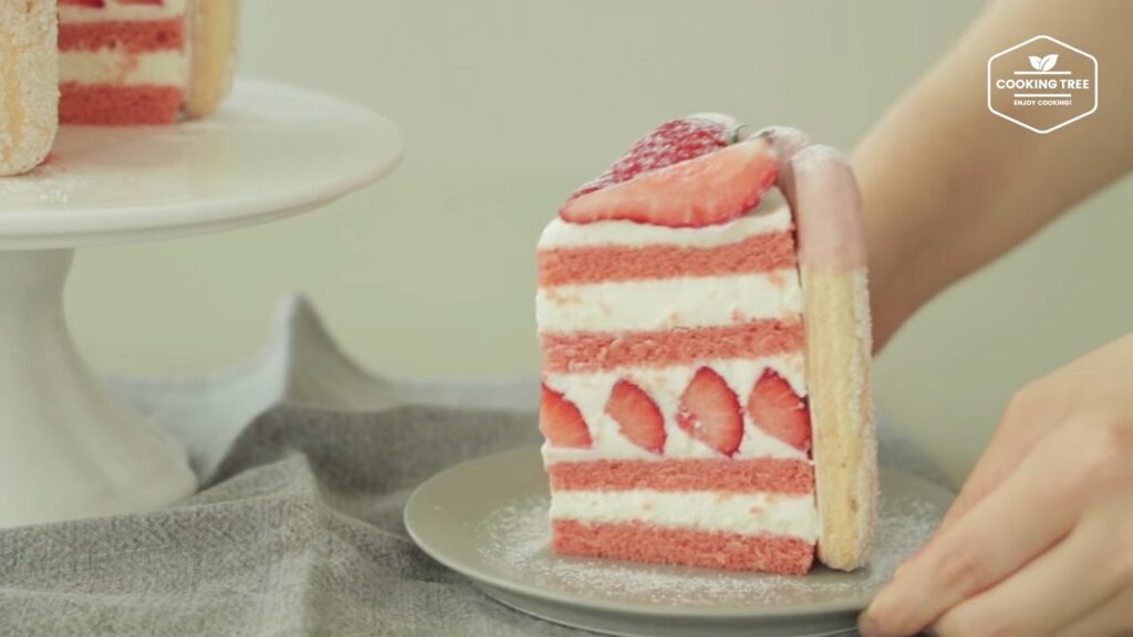 Strawberry charlotte cake Recipe Cooking tree