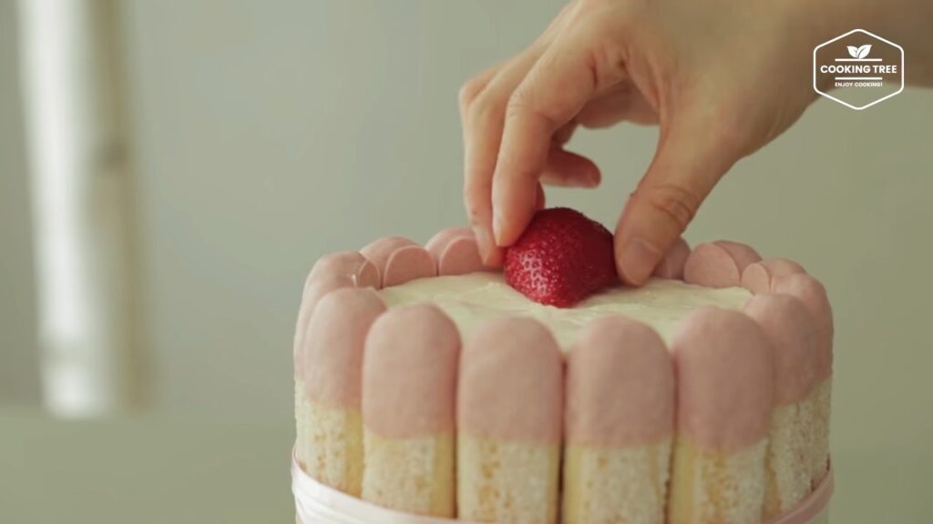 Strawberry charlotte cake Recipe Cooking tree