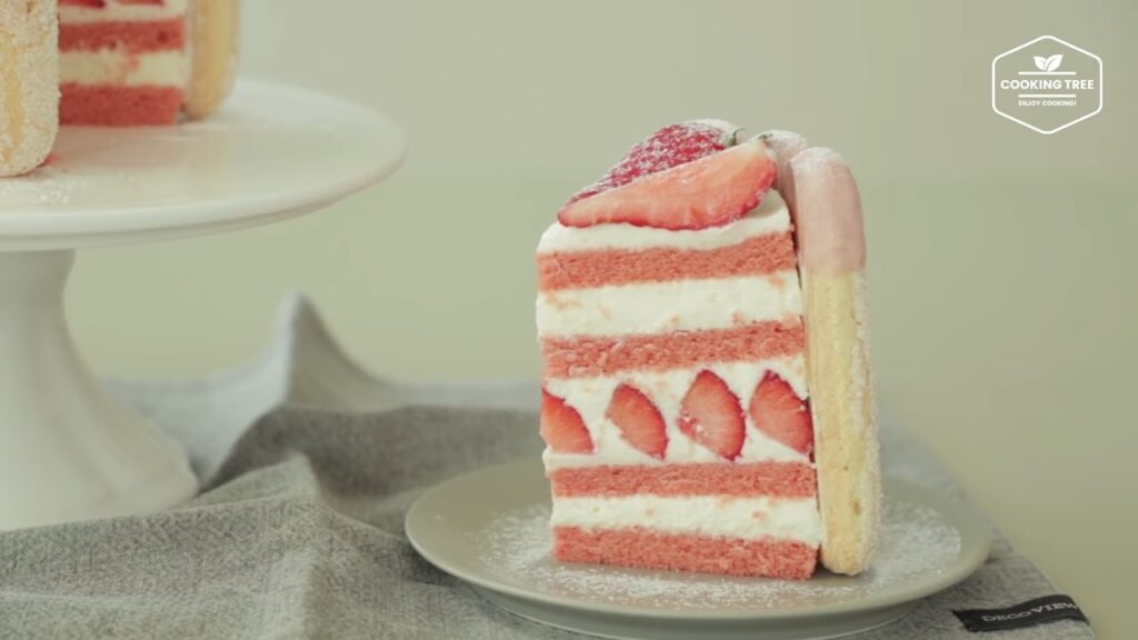 Strawberry charlotte cake Recipe Cooking tree