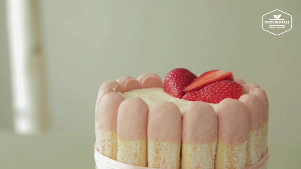 Strawberry charlotte cake Recipe Cooking tree