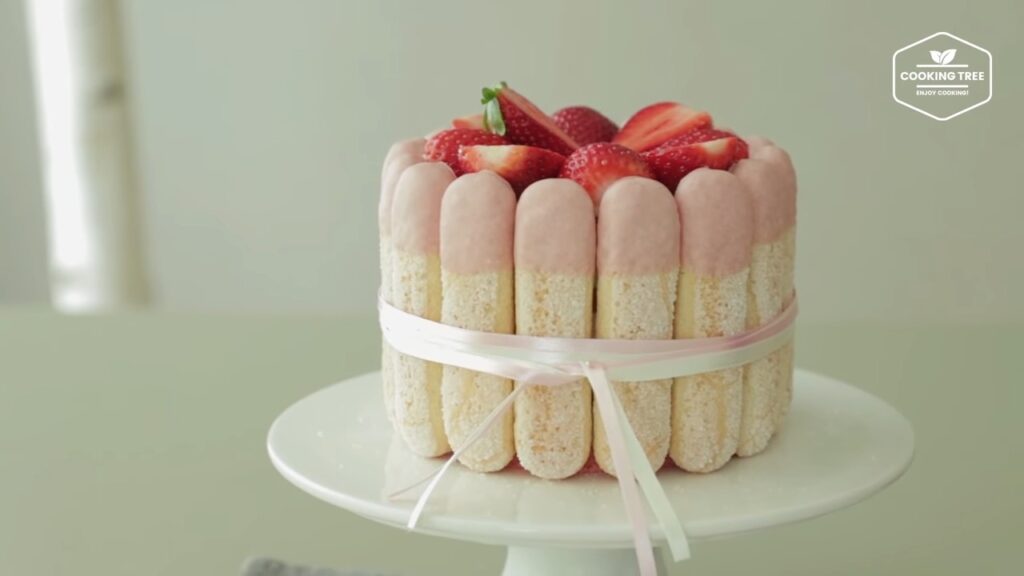 Strawberry charlotte cake Recipe Cooking tree