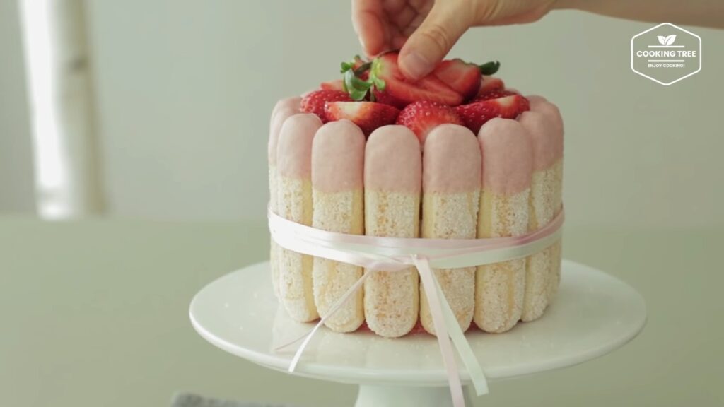 Strawberry charlotte cake Recipe Cooking tree