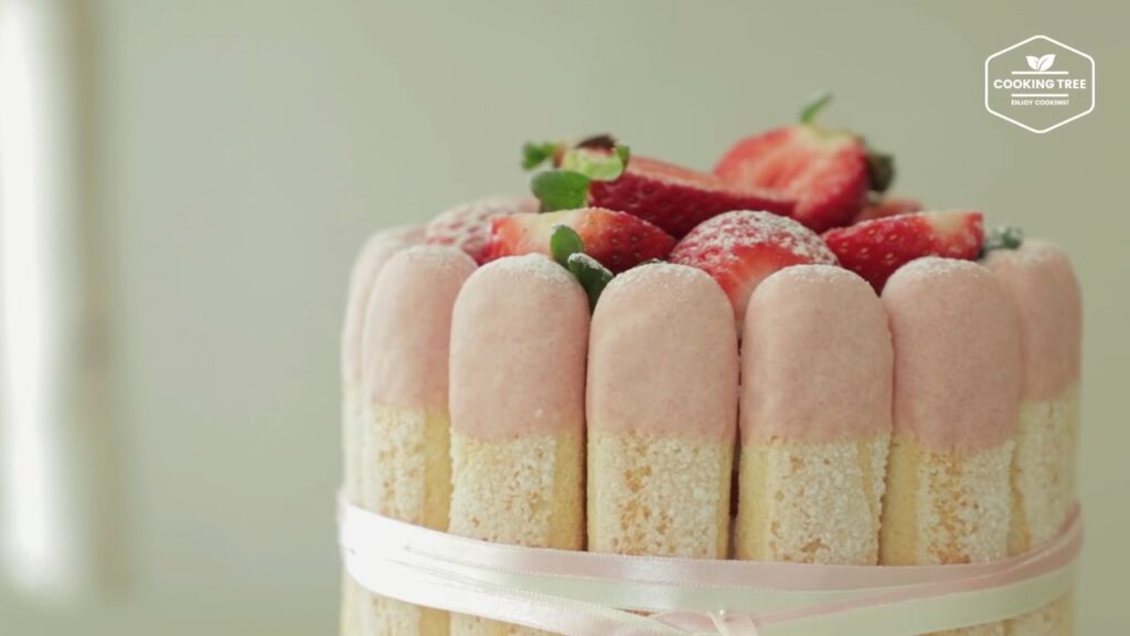 Strawberry charlotte cake Recipe Cooking tree