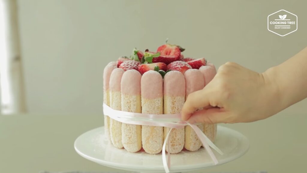 Strawberry charlotte cake Recipe Cooking tree