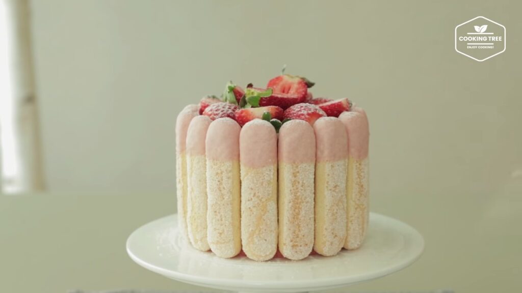 Strawberry charlotte cake Recipe Cooking tree