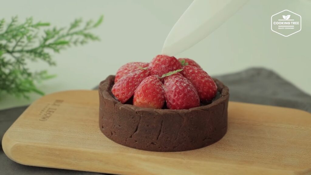 Strawberry chocolate ganache tart Recipe Cooking tree