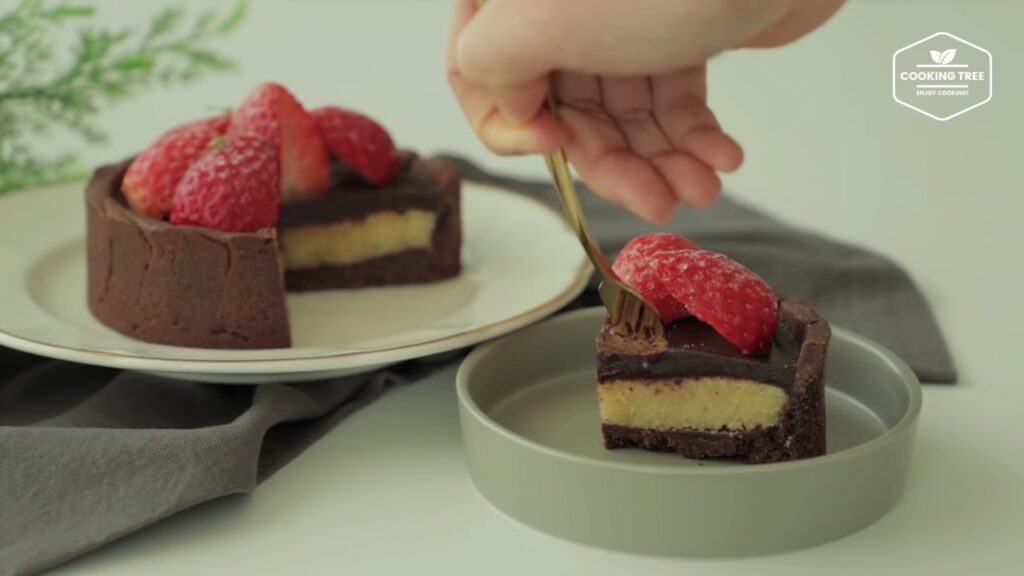 Strawberry chocolate ganache tart Recipe Cooking tree