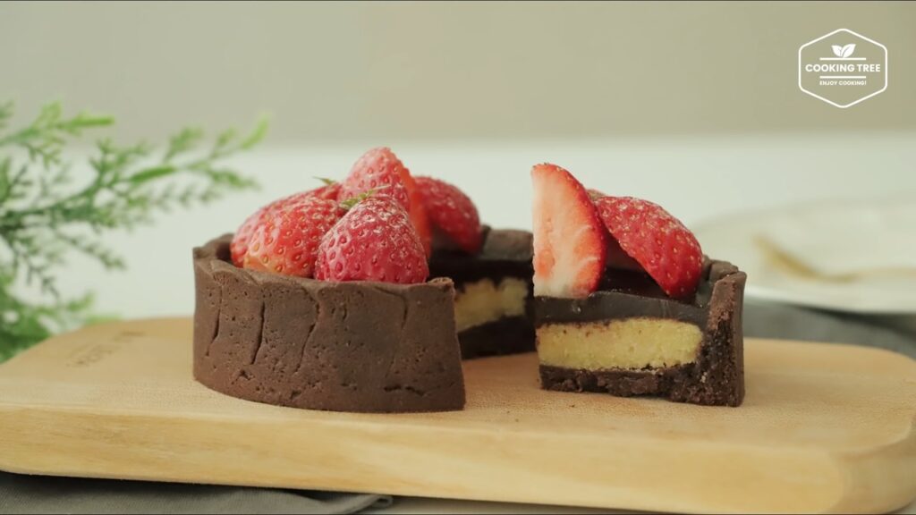 Strawberry chocolate ganache tart Recipe Cooking tree