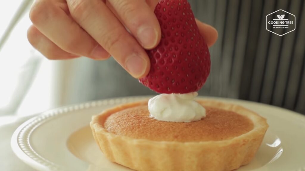 Strawberry mont blanc tart Recipe Cooking tree