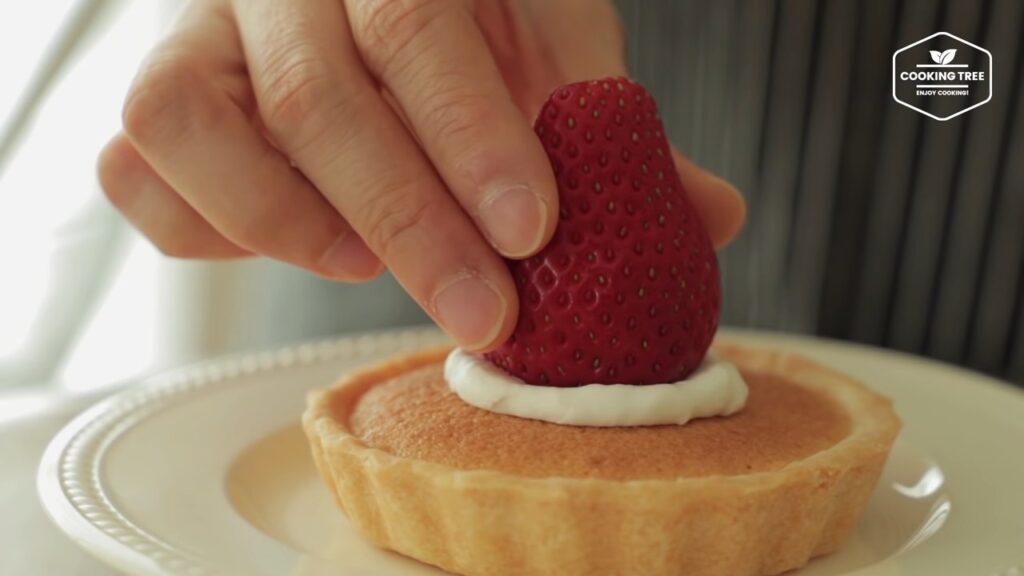 Strawberry mont blanc tart Recipe Cooking tree