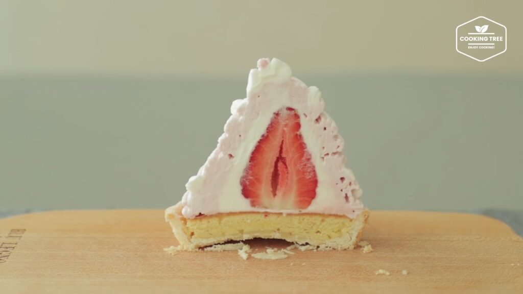 Strawberry mont blanc tart Recipe Cooking tree