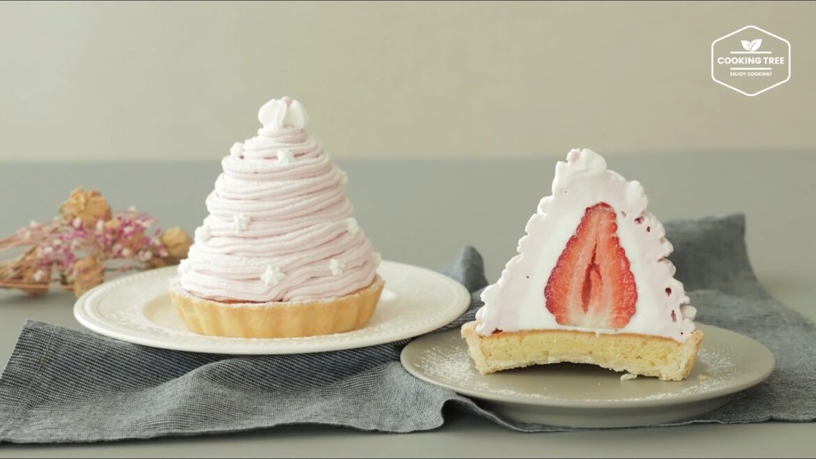 Strawberry mont blanc tart Recipe Cooking tree Strawberry mont blanc tart Recipe Cooking tree