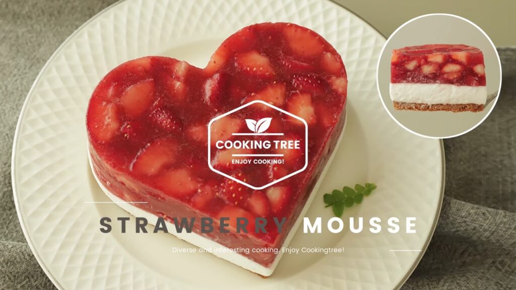 Strawberry mousse cake Recipe Cooking tree