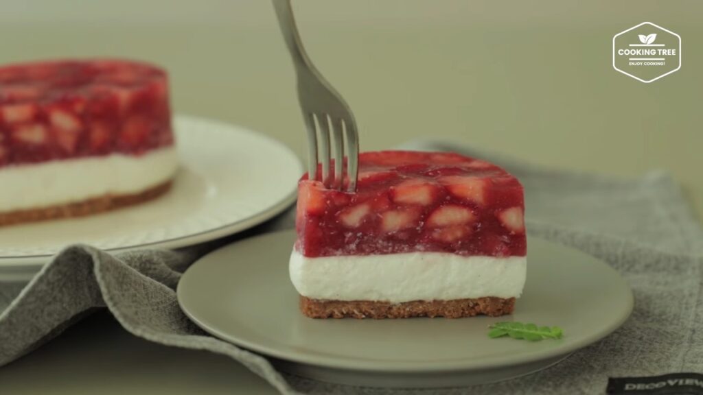Strawberry mousse cake Recipe Cooking tree