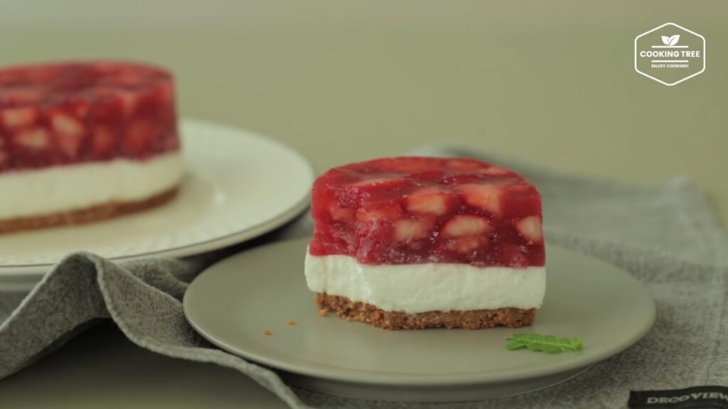 Strawberry mousse cake Recipe Cooking tree