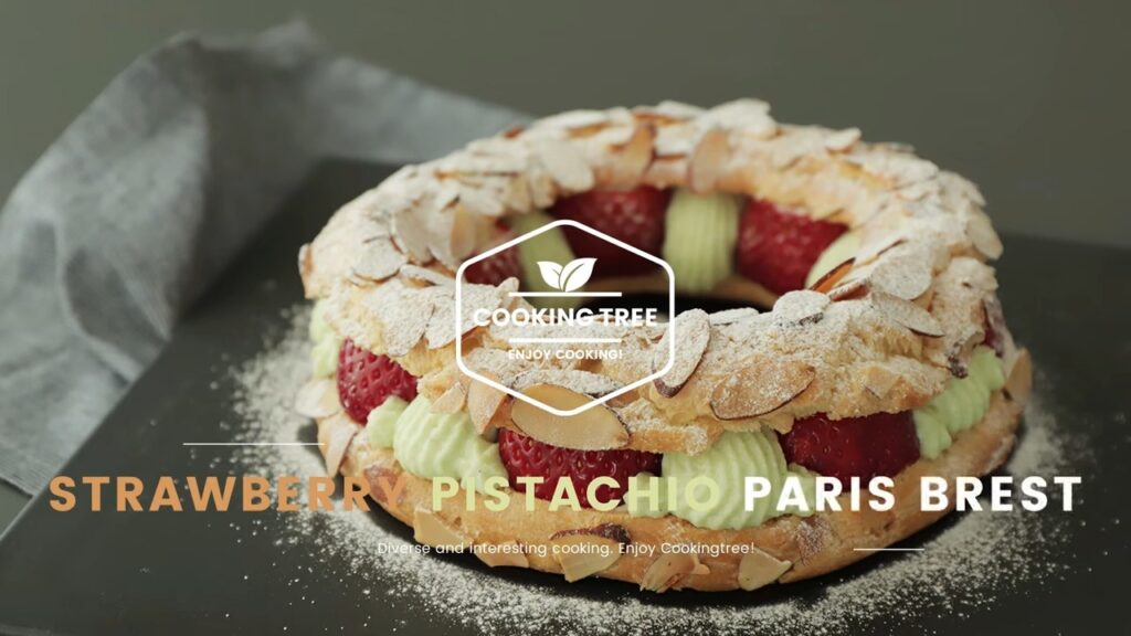 Strawberry pistachio Paris brest Recipe Cooking tree